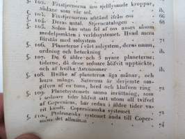 Försök till en elementar Lärobok i Astronomien, innehållande, jemte Inledning till Läran om Globerna, en kort underrätlse om Verldsystemet, samt Anvisning att