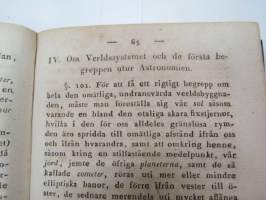 Försök till en elementar Lärobok i Astronomien, innehållande, jemte Inledning till Läran om Globerna, en kort underrätlse om Verldsystemet, samt Anvisning att