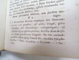 Försök till en elementar Lärobok i Astronomien, innehållande, jemte Inledning till Läran om Globerna, en kort underrätlse om Verldsystemet, samt Anvisning att