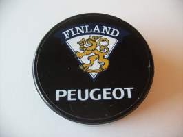 Peugeot Finland mainos pullonkorkinavaaja  7x2,5 cm cm