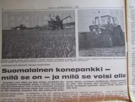 Koneviesti 1971 nr 11, sis. mm. seur. artikkelit / kuvat / mainokset; Agronomi Esko Ikävalko - Suomalainen konepankki, Pienlentokoneet - yksimoottoriset kuvat ja