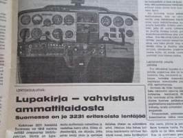 Koneviesti 1971 nr 11, sis. mm. seur. artikkelit / kuvat / mainokset; Agronomi Esko Ikävalko - Suomalainen konepankki, Pienlentokoneet - yksimoottoriset kuvat ja