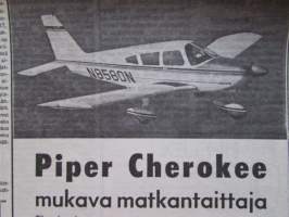 Koneviesti 1971 nr 11, sis. mm. seur. artikkelit / kuvat / mainokset; Agronomi Esko Ikävalko - Suomalainen konepankki, Pienlentokoneet - yksimoottoriset kuvat ja