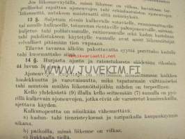 Helsingin kaupungin liikenneohjesääntö 1925 Trafikreglemente för Helsingfors stad