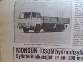 Koneviesti 1971 nr 11, sis. mm. seur. artikkelit / kuvat / mainokset; Agronomi Esko Ikävalko - Suomalainen konepankki, Pienlentokoneet - yksimoottoriset kuvat ja