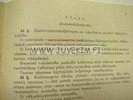 Helsingin kaupungin liikenneohjesääntö 1925 Trafikreglemente för Helsingfors stad