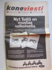 Koneviesti 1971 nr 8, sis. mm. seur. artikkelit / kuvat / mainokset; Simplex-siilot esittelyssä, Deutz tutkii melua, Saab-Scania prosessiohjattu kuorma-autotehdas,