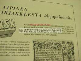 Kirjapainotaidon historiaa ja nykyaikaa -ilmoitussarja koottuna