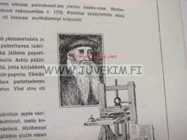 Kirjapainotaidon historiaa ja nykyaikaa -ilmoitussarja koottuna