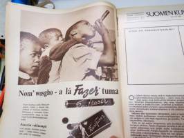 Suomen Kuvalehti 1959 nr 44, ilmestynyt 31.10.1959, sis. mm. seur. artikkelit / kuvat / mainokset; Kansikuva Anastas Mikojan, Klubi 7, SOK Kutaleima jauhot, Shell