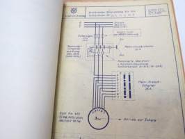 Tafelschere BT 3,5, BT 4, BT 5 Betriebshandbuch / Service manual -levyntyöstökone, käyttö- ja huolto-ohjeita (Vereignite Österreichische Eisen- und Stahlwerke