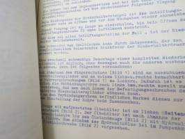 Tafelschere BT 3,5, BT 4, BT 5 Betriebshandbuch / Service manual -levyntyöstökone, käyttö- ja huolto-ohjeita (Vereignite Österreichische Eisen- und Stahlwerke