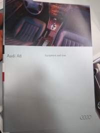 Audi A8 -myyntiesite / brochure
