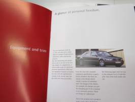 Audi A8 -myyntiesite / brochure
