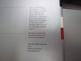 Audi A8 -myyntiesite / brochure