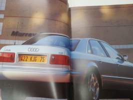 Audi A8 -myyntiesite / brochure