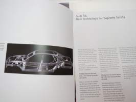 Audi A8 -myyntiesite / brochure