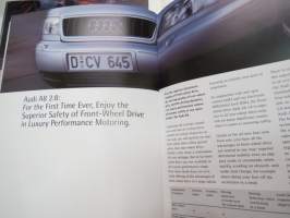 Audi A8 -myyntiesite / brochure