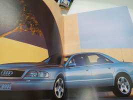 Audi A8 -myyntiesite / brochure