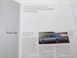 Audi A8 -myyntiesite / brochure