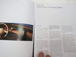 Audi A8 -myyntiesite / brochure