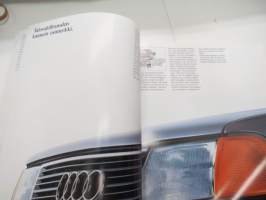 Audi 100, 100 Avant 1987 -myyntiesite / brochure