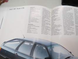 Audi 100, 100 Avant 1987 -myyntiesite / brochure