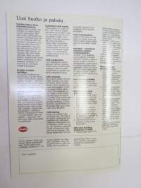 Audi 100, 100 Avant 1987 -myyntiesite / brochure