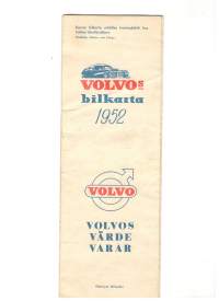 VOLVOs bilkarta 1952