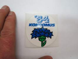 Ruiskukka / Kokoomus 1984 -tarra / sticker