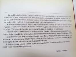 Turun Kirjatyöntekijäin Yhdistys 1890-1980 historiikki + 2 eri koneella kirjoitettua käsikirjoitusta / versiota? ko. teoksesta sekä muuta yhdistyksen