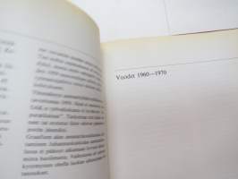 Turun Kirjatyöntekijäin Yhdistys 1890-1980 historiikki + 2 eri koneella kirjoitettua käsikirjoitusta / versiota? ko. teoksesta sekä muuta yhdistyksen