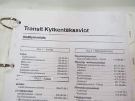 Ford - Huoltokoulutus - Kytkentäkaaviot - Ford Transit 2000 1/2- / wiring diagrams