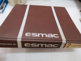 Esmac - Voimansiirtolaitteet - Variaattorit, vaihteet, voimansiirtoelimet -kansio, jossa esitteitä, teknistä tietoa, ym. -binder with brochures etc.