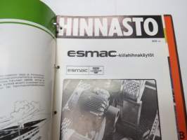 Esmac - Voimansiirtolaitteet - Variaattorit, vaihteet, voimansiirtoelimet -kansio, jossa esitteitä, teknistä tietoa, ym. -binder with brochures etc.