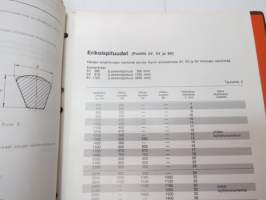 Esmac - Voimansiirtolaitteet - Variaattorit, vaihteet, voimansiirtoelimet -kansio, jossa esitteitä, teknistä tietoa, ym. -binder with brochures etc.