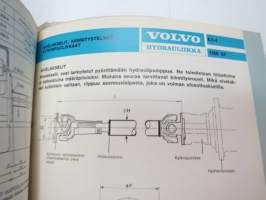 Volvo hydrauliikka F11, V30, V33 teknistä tietoa, esitteitä, ohjekirjoja -tehtaan alkuperäinen kansio -factory original hydraulics binder with manuals, brochures