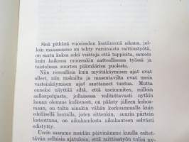 Mitä opimme faaraonmuurahaisesta, juhlapuhe Raittiuden Ystävien 100-vuotisjuhlassa 27.8.1953, tekijän omiste professori Alex. Lutherille