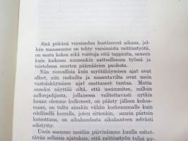 Mitä opimme faaraonmuurahaisesta, juhlapuhe Raittiuden Ystävien 100-vuotisjuhlassa 27.8.1953, tekijän omiste professori Alex. Lutherille