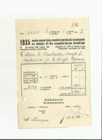 Turun Ev-Lut Seurakunnat 1936 - firmalomake