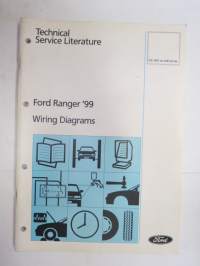 Ford Ranger 1999 Wiring Diagrams (CG 1651 en LHD 01/99) -sähkökaaviot