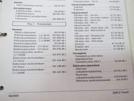 Ford - Huoltokoulutus - Kytkentäkaaviot - Ford Transit 2000 1/2 - / wiring diagrams