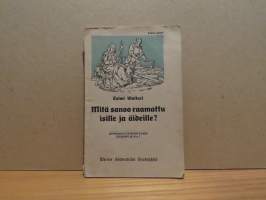 Mitä sanoo raamattu isille ja äideille?