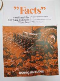 Facts on Kongskilde Row Crop Cultivator Vibro Beta -brochure -myyntiesite, maanmuokkauskone