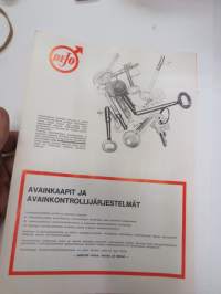 Wärtsilä DeJo avainkaapit ja avainkontrollijärjestelmät -myyntiesite  / key storage systems - brochure