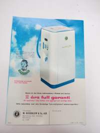 Mainio-tvättmaskinen ger er tusen lyckliga stunder (Rosenlew) -myyntiesite ruotsiksi -washing machine brochure in swedish