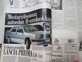 Tekniikan Maailma 1988 nr 7, ilmestynyt 19.4.1988, sis. mm. seur. artikkelit / kuvat / mainokset; Koeajo toyota Carina, Polkypyörien suurvertailu, Suomalainen