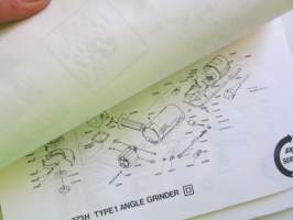 Skil Service Manual 1985 - Skil-laitteiden ja työkoneiden huolto- ja varaosakirja 1985, sisältää kuvaston, sähkökaavioita, teknisiä arvoja yms. -katso