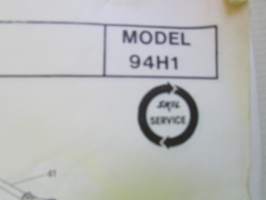 Skil Service Manual 1985 - Skil-laitteiden ja työkoneiden huolto- ja varaosakirja 1985, sisältää kuvaston, sähkökaavioita, teknisiä arvoja yms. -katso