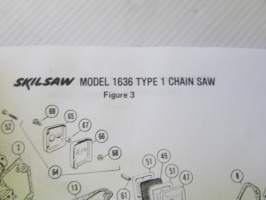 Skil Service Manual 1985 - Skil-laitteiden ja työkoneiden huolto- ja varaosakirja 1985, sisältää kuvaston, sähkökaavioita, teknisiä arvoja yms. -katso